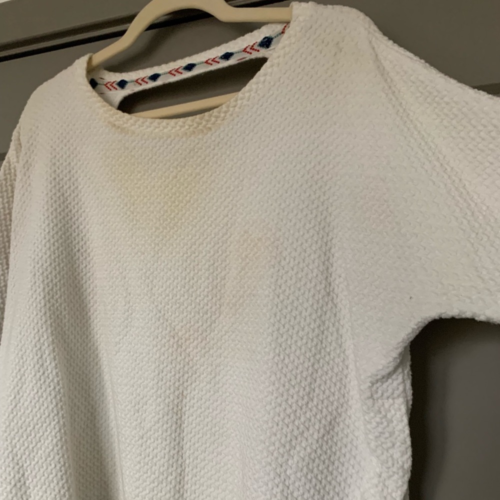 Anthropologie Sweater White - Medium - Picture 4 of 6